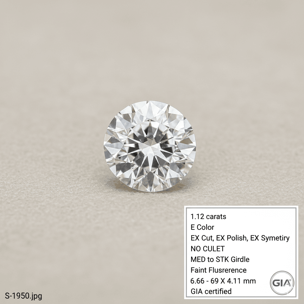Round 1.12 ct