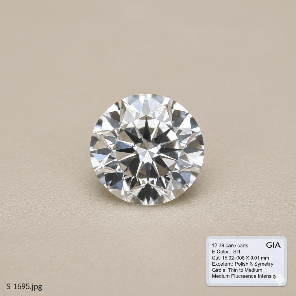 Round 12.38 ct
