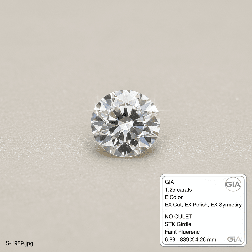 Round 1.25 ct