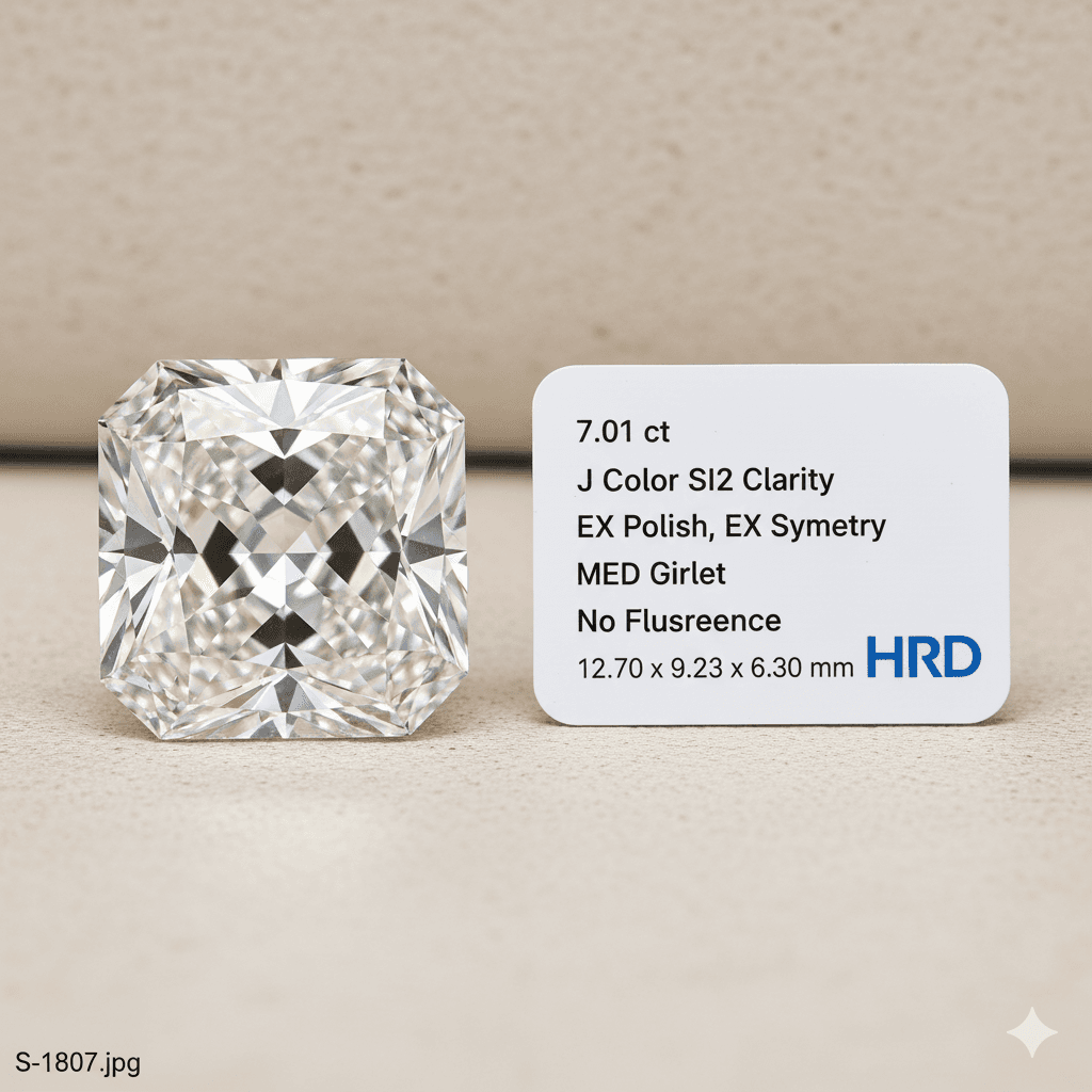 Radiant 7.01 ct