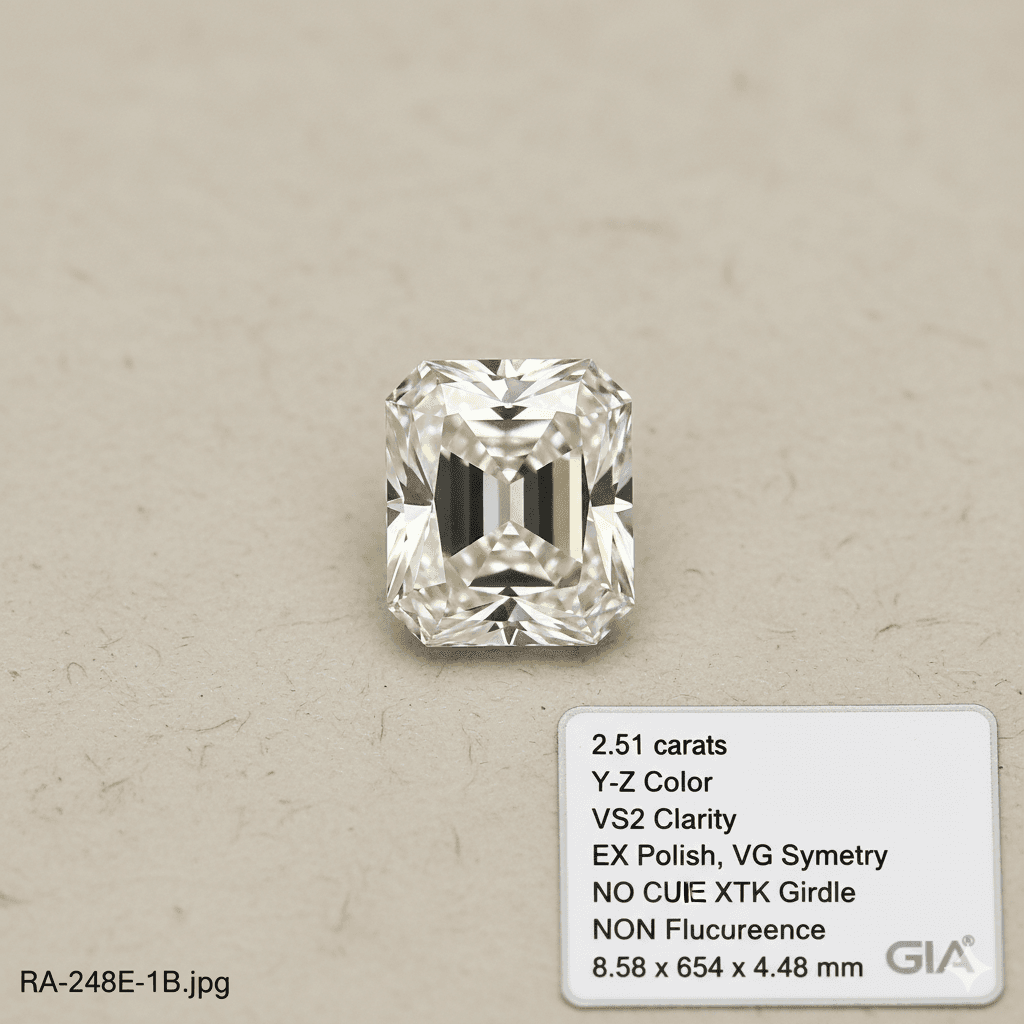 Radiant 2.51 ct