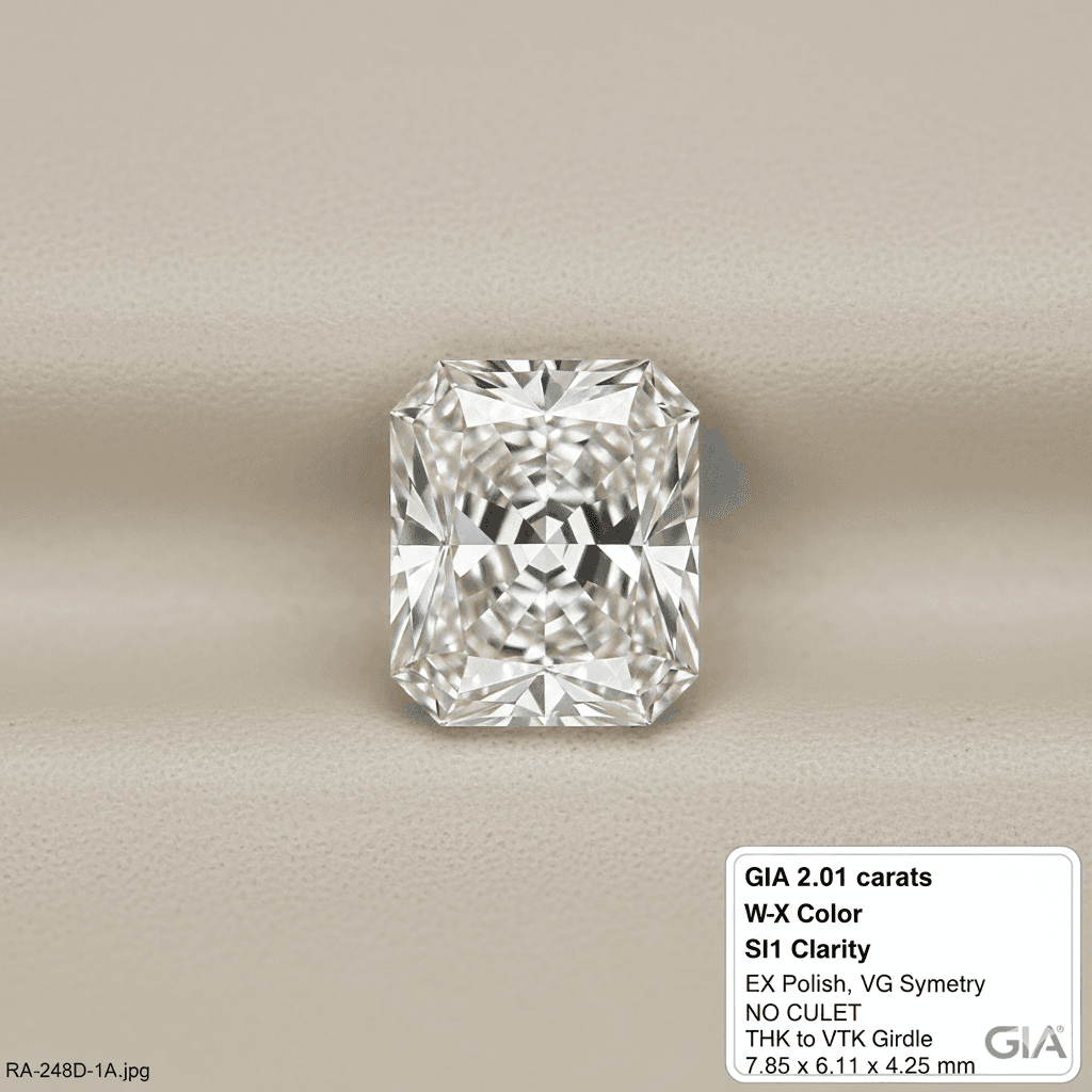Radiant 2.01 ct