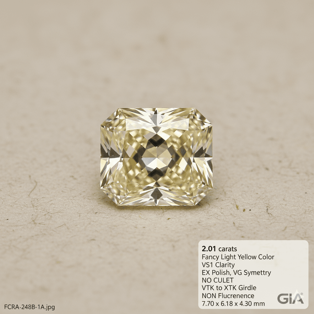 Radiant 2.01 ct