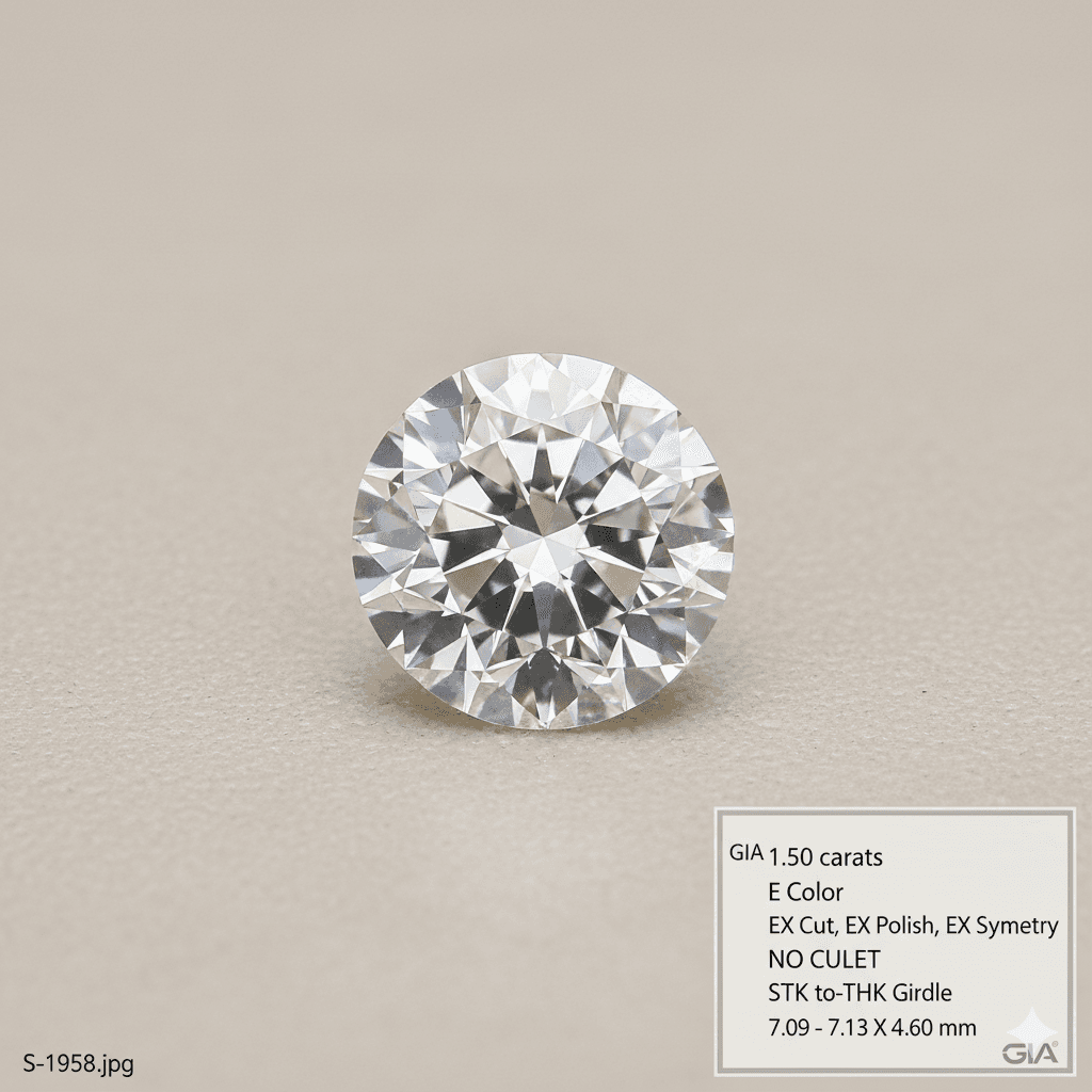 Round 1.5 ct
