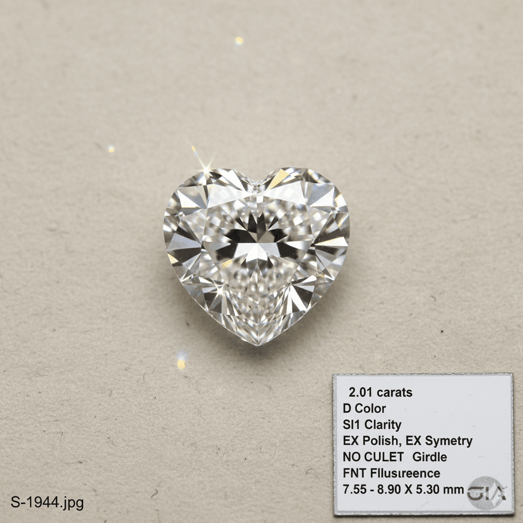 Heart 2.01 ct