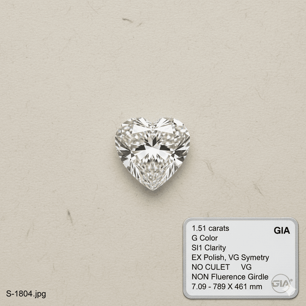 Heart 1.51 ct