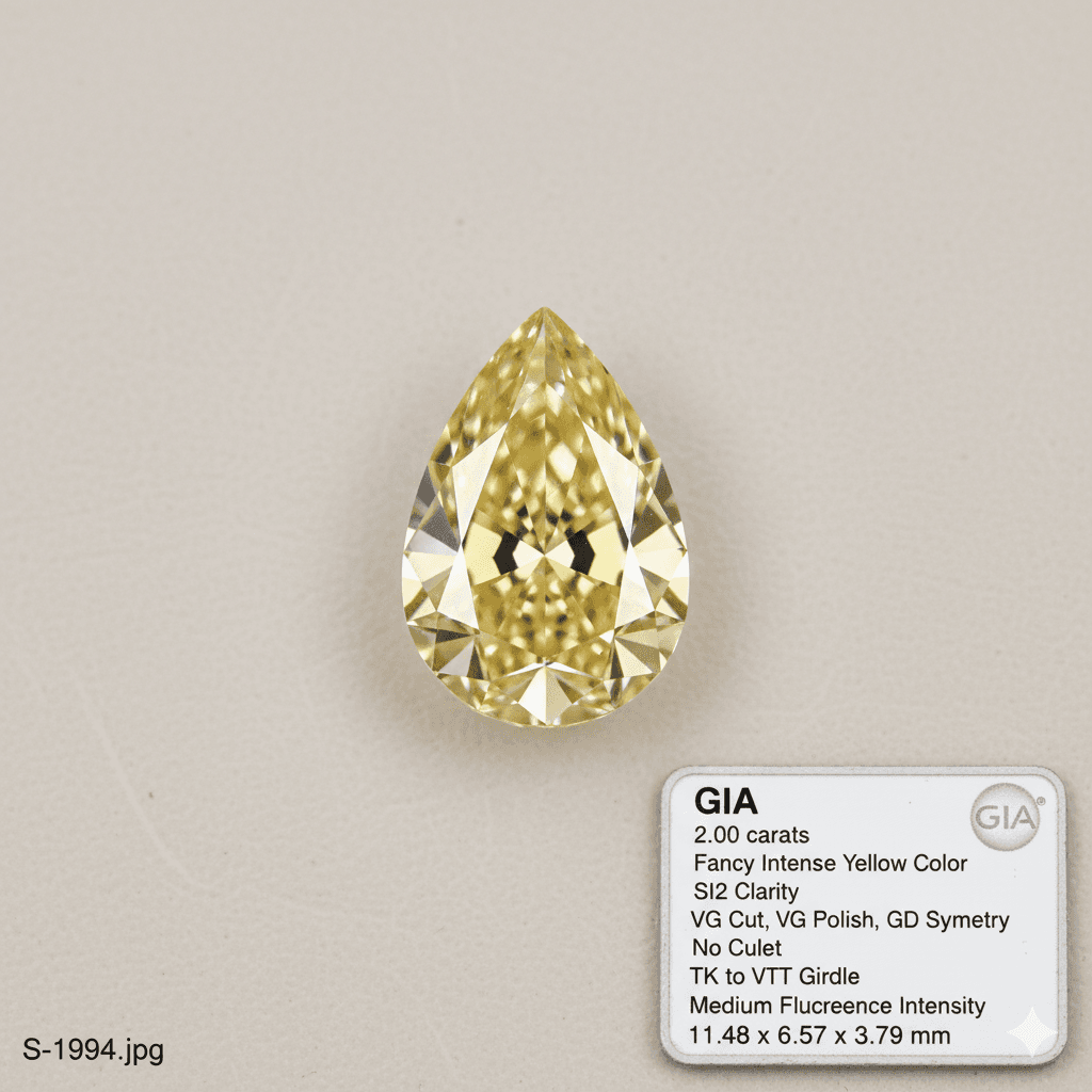 Pear 2.0 ct