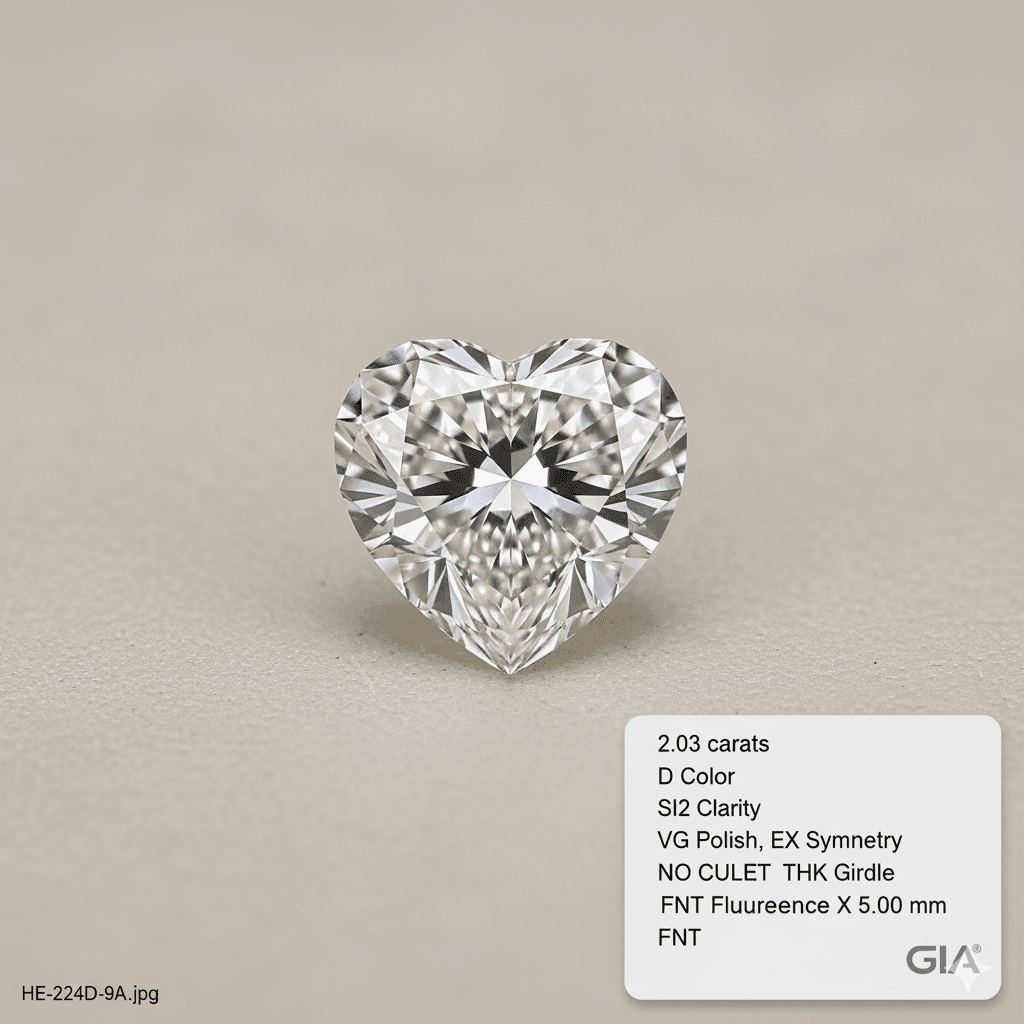 Heart 2.03 ct