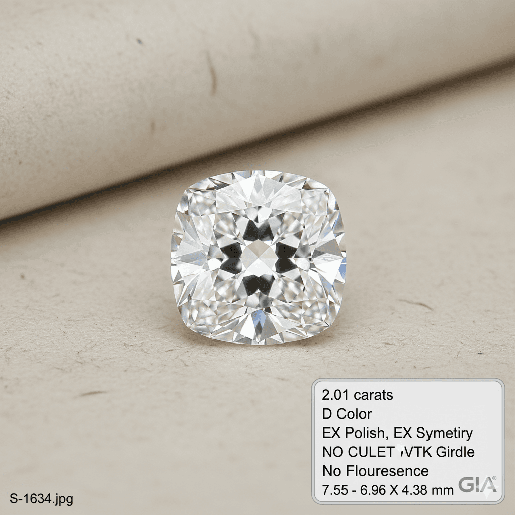 Cushion 2.01 ct